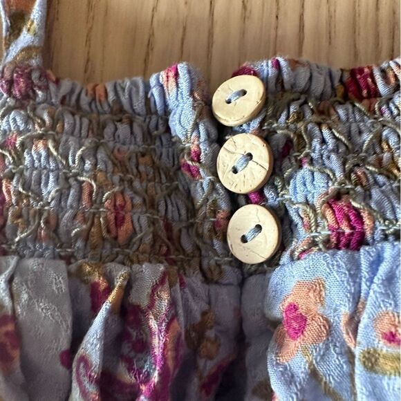 Free People Rule the World Romper in Jazzberry Combo- M - Picture 5 of 7